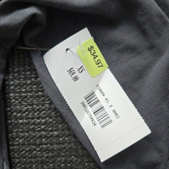 Athleta With Ease Wrap Top || xs || black sand color - Picture 5 of 5